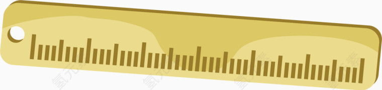 尺子png矢量素材