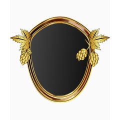 树叶皇家金闪闪矢量