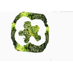 绿色植物墙为异形