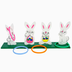 可爱兔子套环游戏