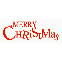 圣诞英文艺术字