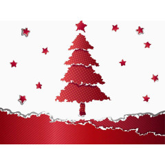 撕纸造型圣诞节