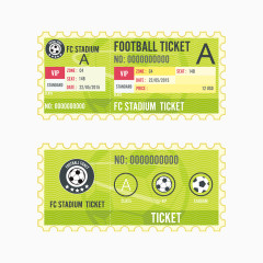 简洁飞机票入场劵设计矢量素材