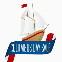 矢量艺术航行小船