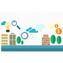 矢量图信息化城市