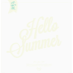 暑期 暑假 summer 夏日  艺术字