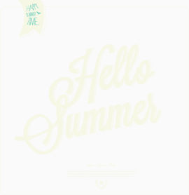暑期 暑假 summer 夏日  艺术字