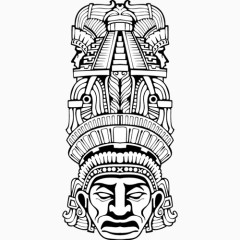 原始部落单色图腾