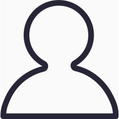 iconfont-联系人空心