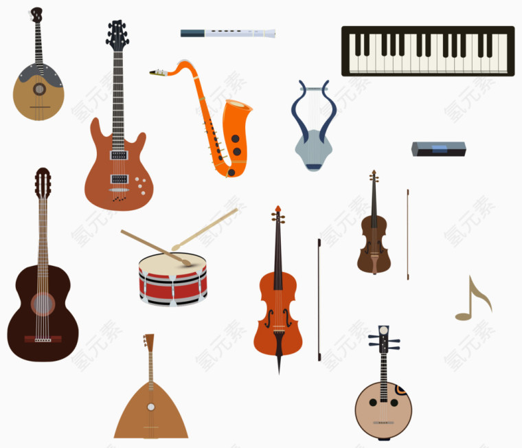 乐器合集矢量
