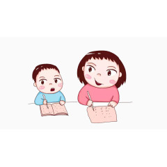 陪孩子一起写作业