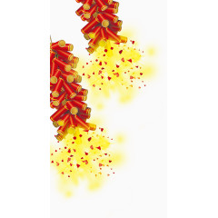 红色中国风新年喜庆狂欢鞭炮