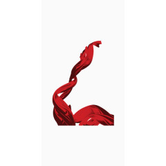 红色商业热烈狂欢飘带图片