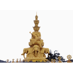 著名景区普陀山佛像