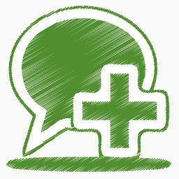 十三绿色折纸的彩色铅笔