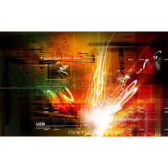 科技 背景 未来 分层 炫彩