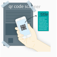 海报上的二维码