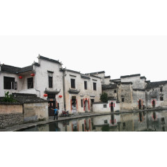 徽派马头墙建筑装饰素材