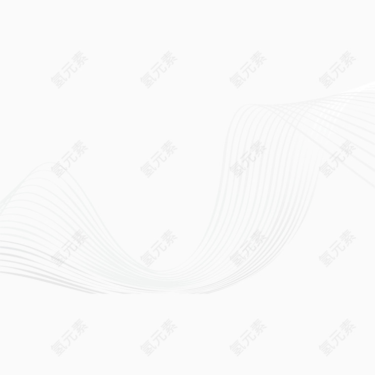 矢量速度线条白色动感起伏