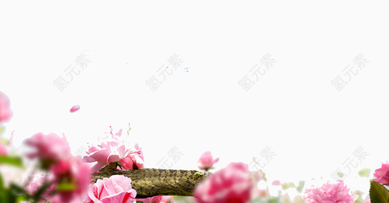 花朵边框底纹素材