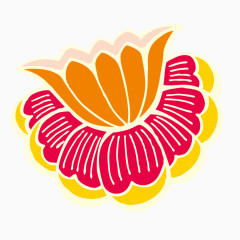 中国佛教吉祥睡莲图案