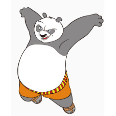 功夫熊猫矢量图