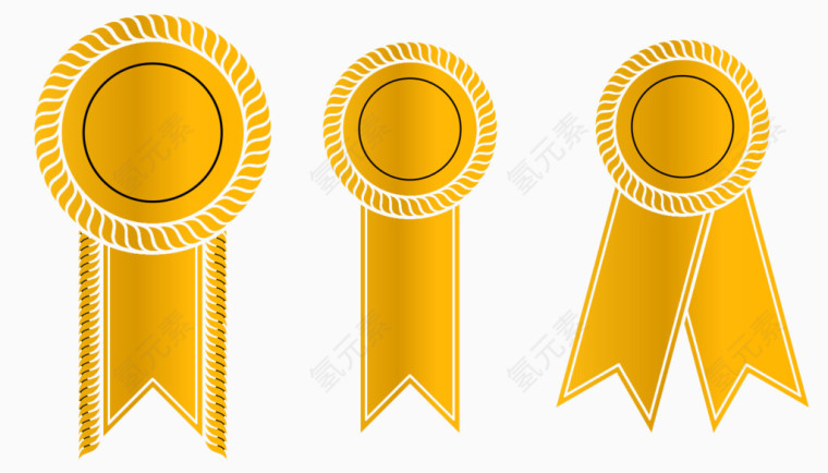 金色奢华标签元素