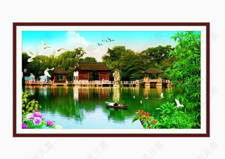 山水装饰画