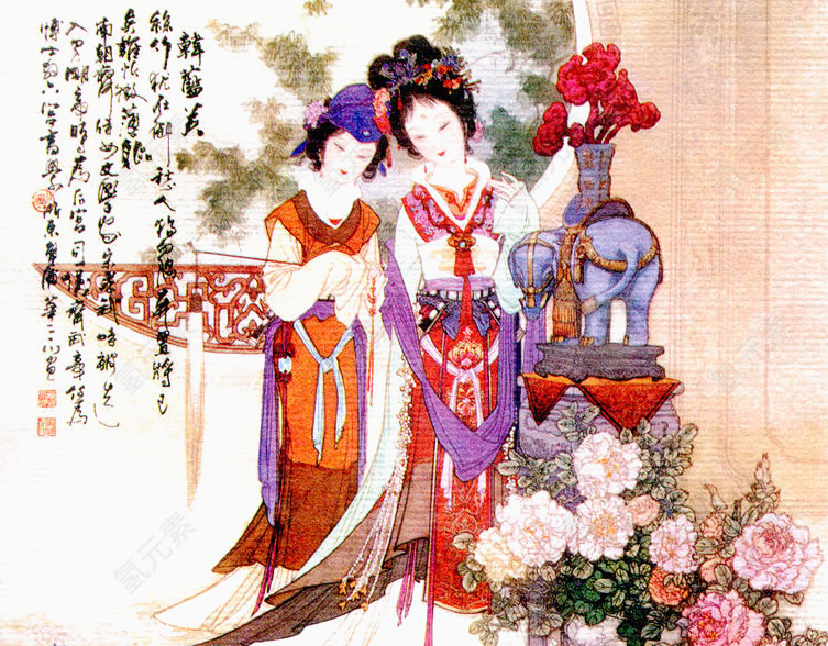 美女肖像画
