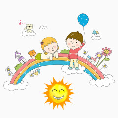 卡通小学生