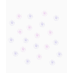 简约冬季雪花素材