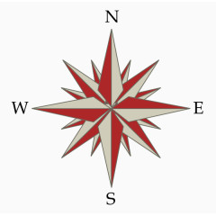 矢量航行指南针