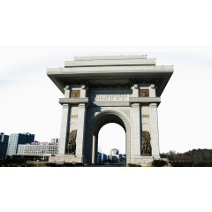 朝鲜平壤凯旋门写真