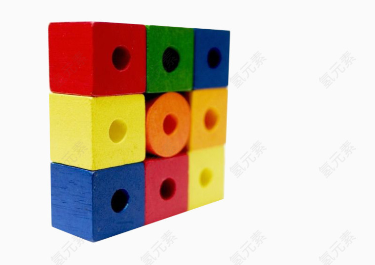 五颜六色的积木