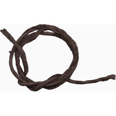 棕色麻绳圆环