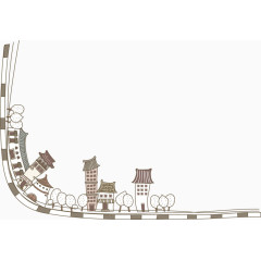 矢量城市的街道