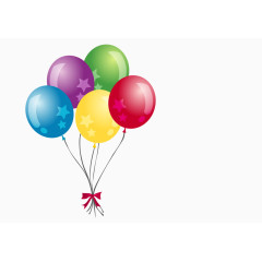 七彩节日氛围气球