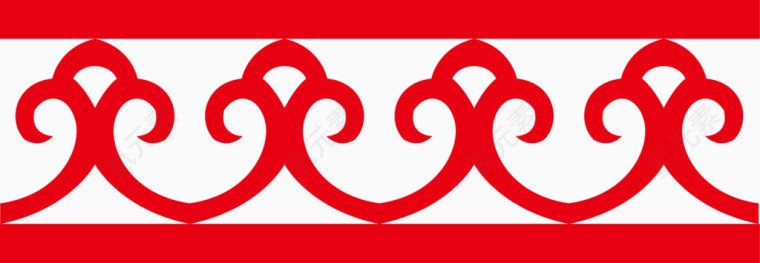 花纹纹理边框剪纸