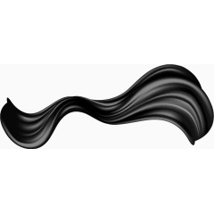矢量黑色绸布