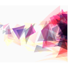 粉色系三角几何背景