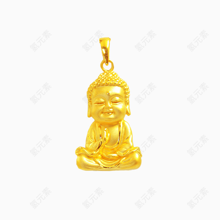 黄金和蔼小金佛