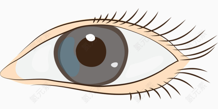 眼睛矢量图