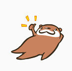 水獭卡通表情包