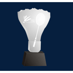 羽毛球创意奖杯设计