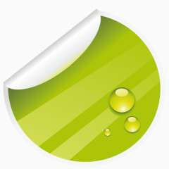 矢量绿色折纸