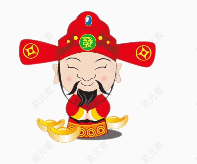 h5素材财神爷