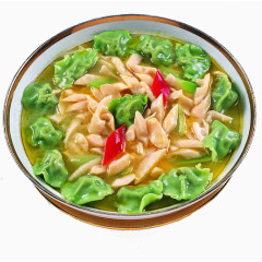 特色鲜笋烩素饺