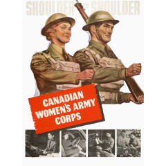 二战海报男女军人