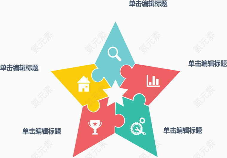 拼图五角星介绍.