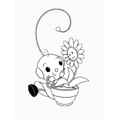 爱花的机器人